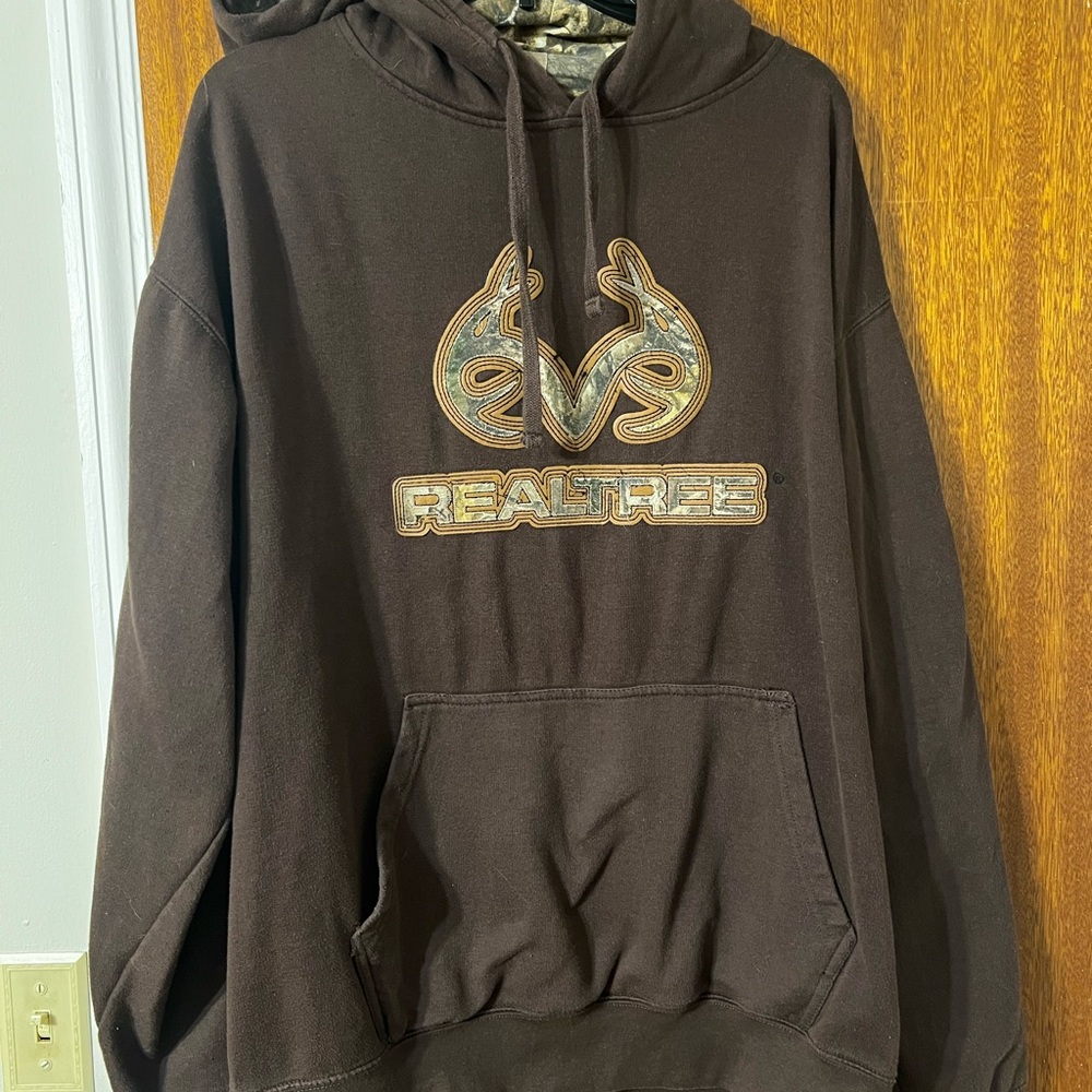Realtree Dark Brown Graphic Hoodie
